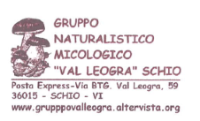 GRUPPO NATURALISTICO MICOLOGICO VAL LEOGRA: ATTIVITA' 2024