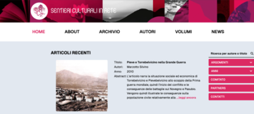 Un progetto editoriale diventa risorsa digitale: ecco Sentieri Culturali in Rete nato dalla collaborazione dell'Unione Montana Pasubio Piccole Dolo...
